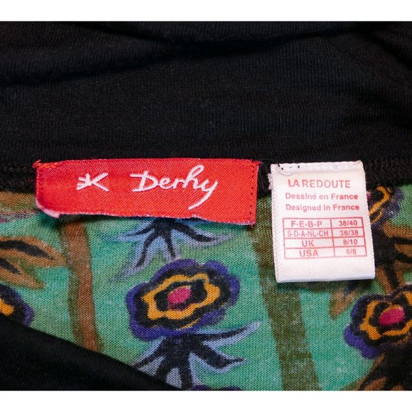 Derhy French Jersey Turtleneck with Embroidery - Picture 7 of 8